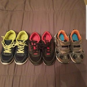 Bundle tennis shoes sz 12, 12 and 13